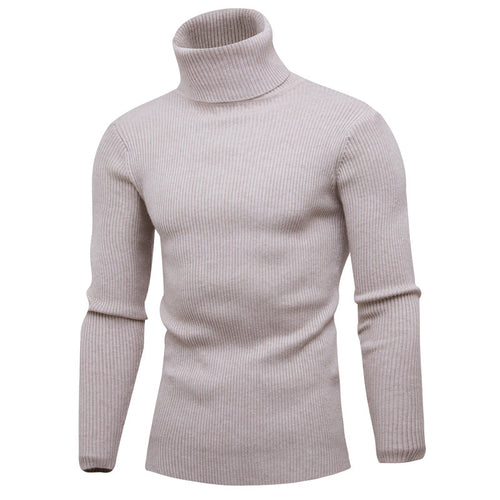 Herren Rollkragenpullover aus feinem Rippstrick Echoarchiv