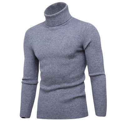 Herren Rollkragenpullover aus feinem Rippstrick Echoarchiv