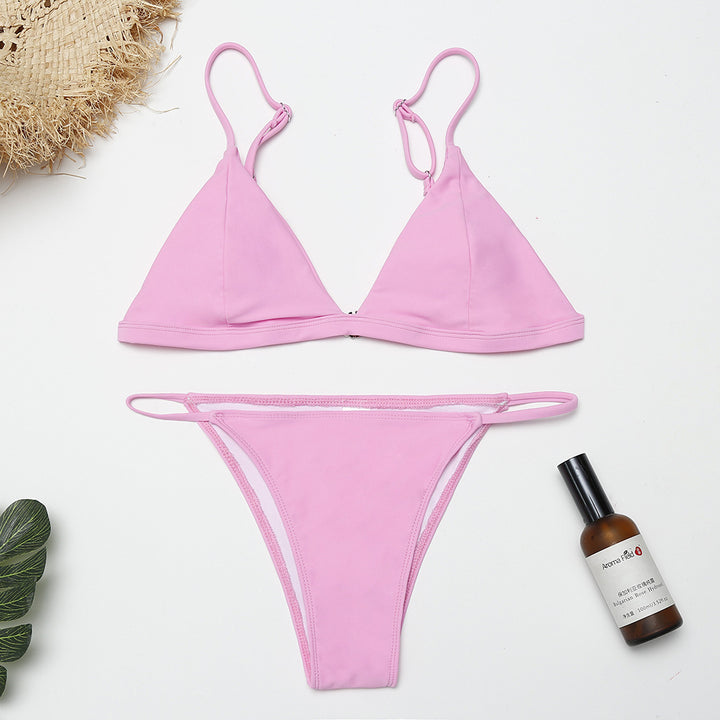 Damen Triangel-Bikini-Set mit verstellbaren Trägern Echo Archiv