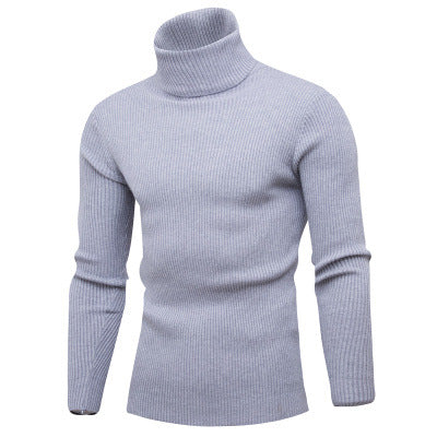 Herren Rollkragenpullover aus feinem Rippstrick Echoarchiv
