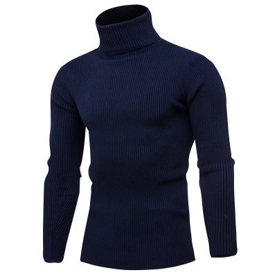 Herren Rollkragenpullover aus feinem Rippstrick Echoarchiv