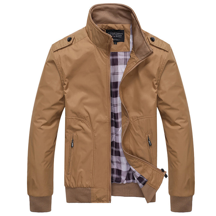Herren moderne Übergangsjacke mit praktischen Reißverschlusstaschen Echoarchiv