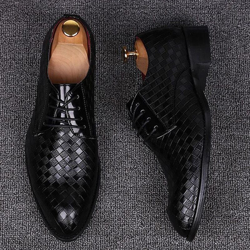Elegante Leder Herren Schnürschuhe Echoarchiv