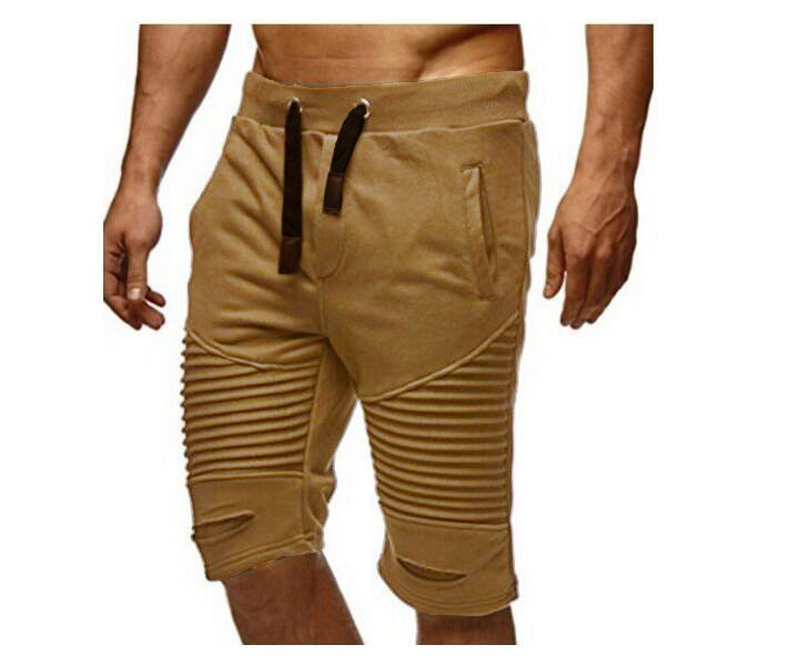Herren Sportliche Shorts mit modernen Streifen-Design und elastischem Bund Echoarchiv