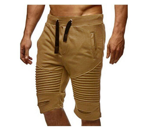Herren Sportliche Shorts mit modernen Streifen-Design und elastischem Bund Echoarchiv