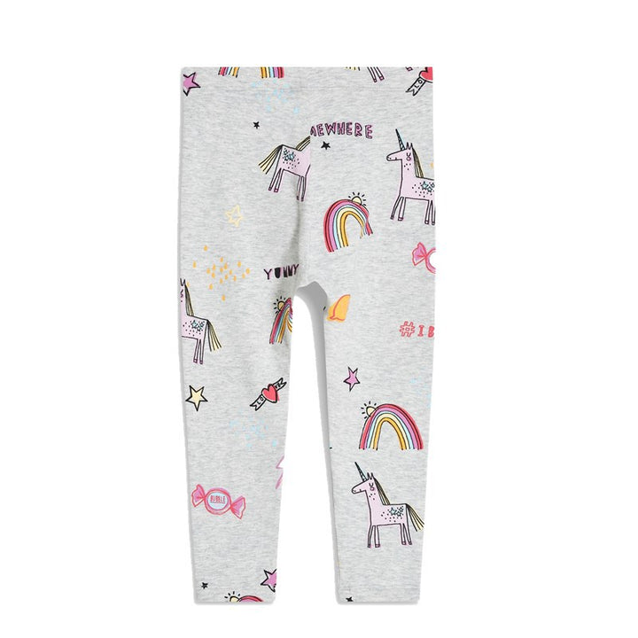 Mädchen Leggings mit zauberhaften Regenbogen- und Einhorn-Motiven Echo Archiv