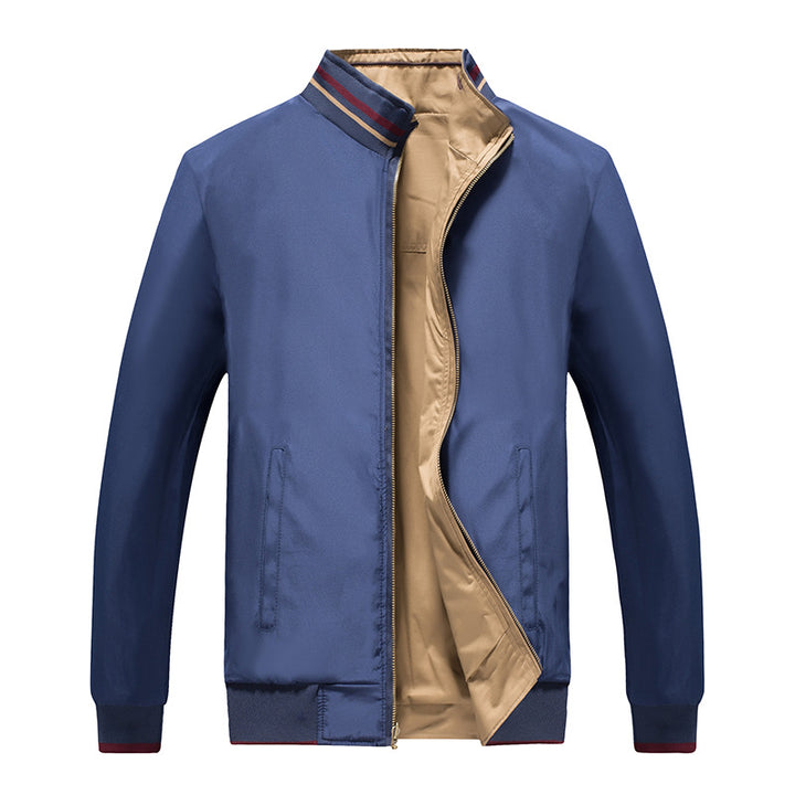 Herren modische Übergangsjacke mit Reißverschluss und praktischen Seitentaschen Echoarchiv