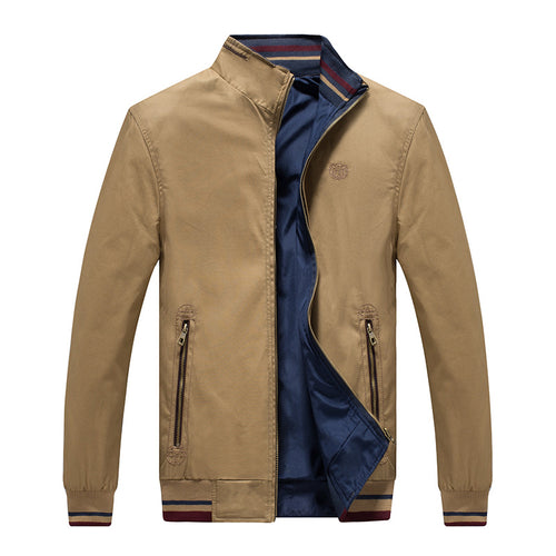 Herren modische Übergangsjacke mit Reißverschluss und praktischen Seitentaschen Echoarchiv