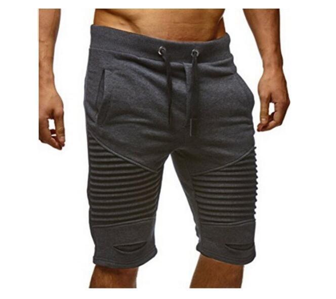 Herren Sportliche Shorts mit modernen Streifen-Design und elastischem Bund Echoarchiv