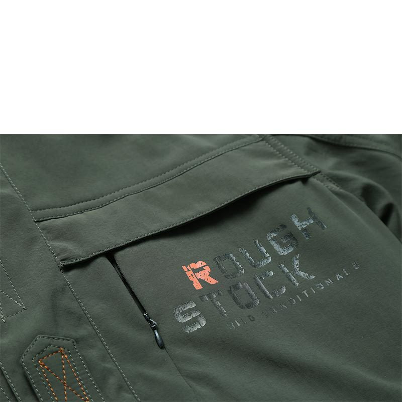 Herren Fieldjacke mit Mesh-Innenfutter, Kapuze und Multifunktions‑Taschen Echoarchiv