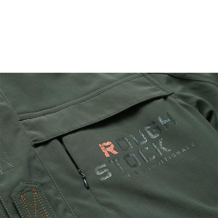 Herren Fieldjacke mit Mesh-Innenfutter, Kapuze und Multifunktions‑Taschen Echoarchiv