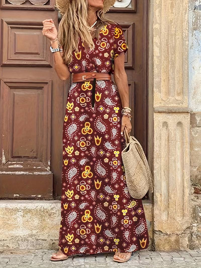 Echoarchiv | Blumiges Maxikleid für Frauen