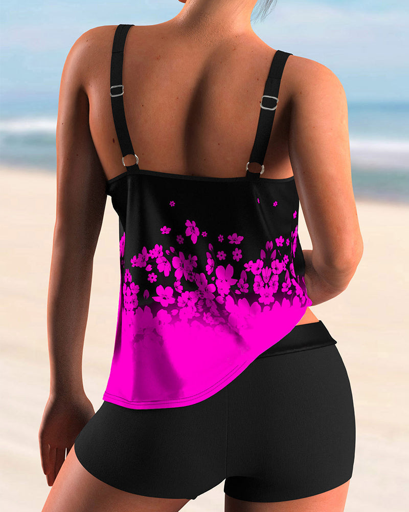 Echoarchiv | Blumenmuster Tankini Set