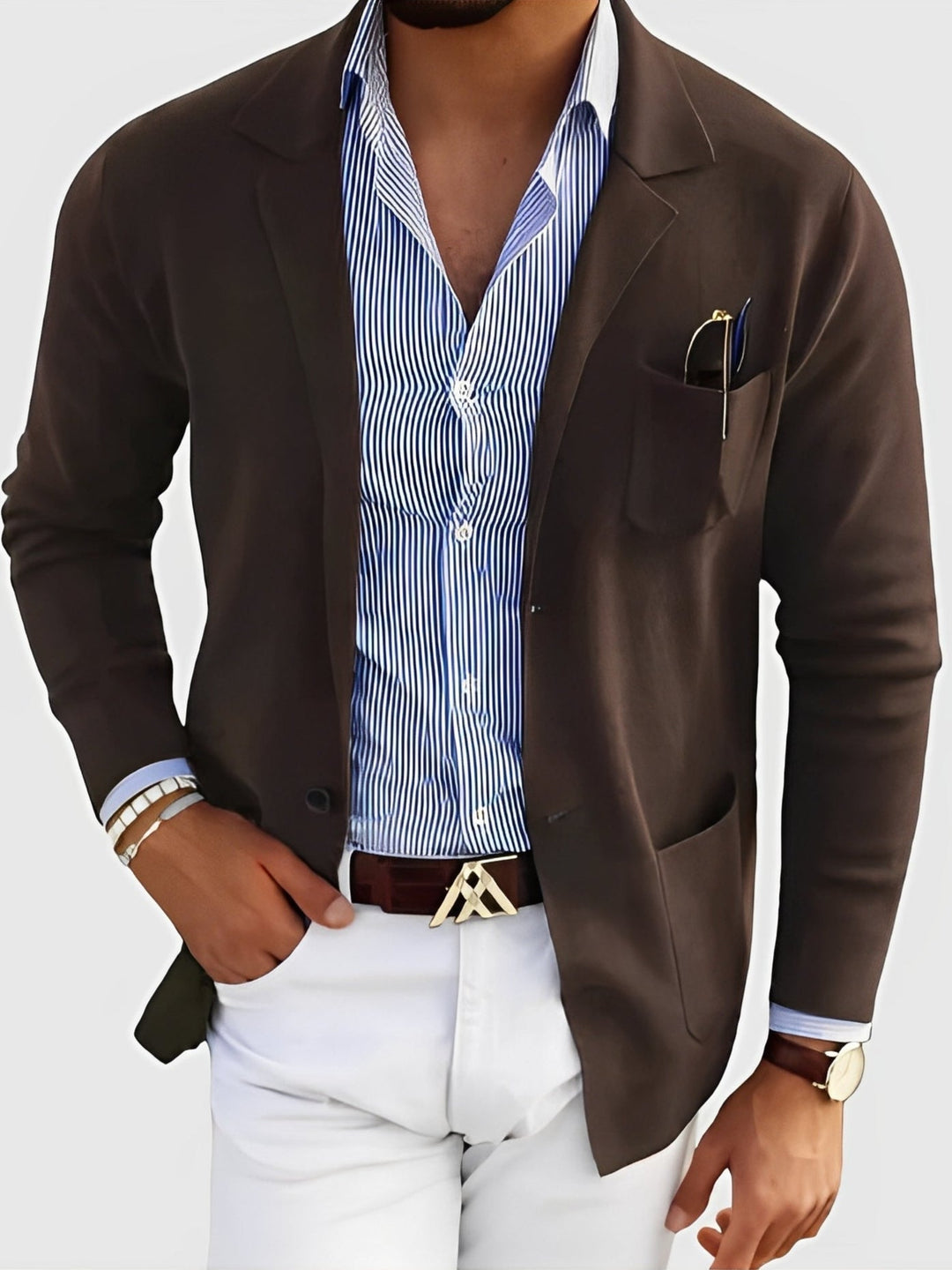 Echoarchiv | Eleganter Blazer mit Taschen für Männer