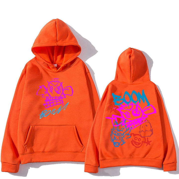 Echoarchiv | Arcane Jinx Cartoon Langarm-Hoodie