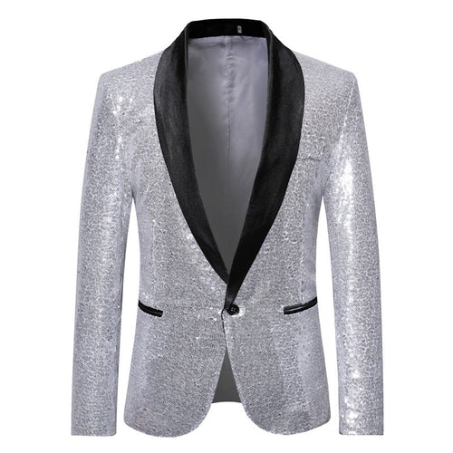 Echoarchiv | Stilvoller Pailletten-Blazer für Herren