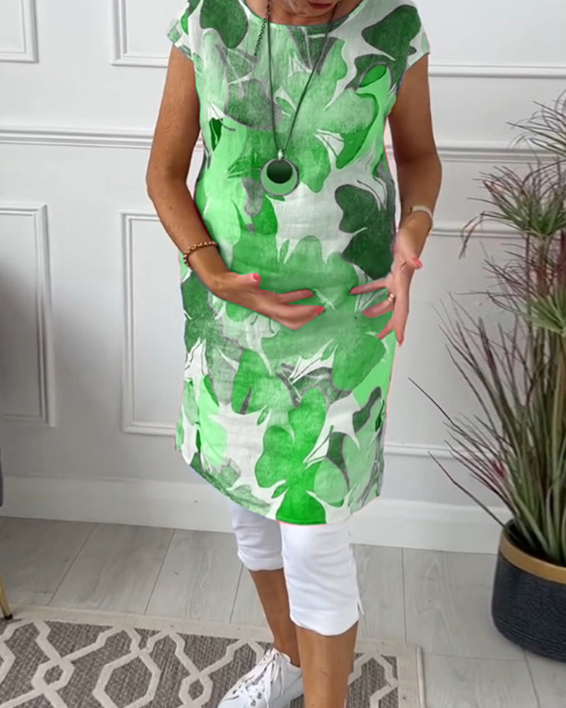 Echoarchiv | Lässiges Longtop mit Farbenfrohem Blumenprint