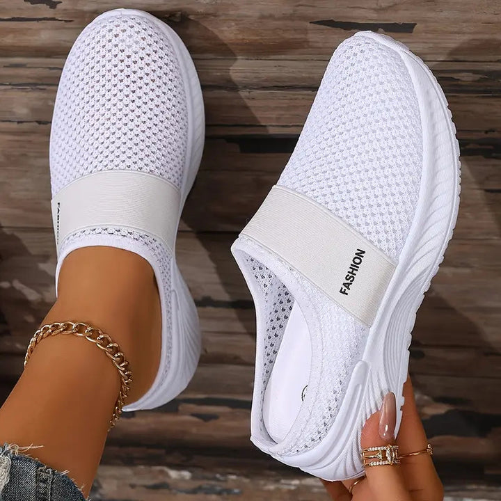 Echoarchiv | Orthopädische Slip on Damenschuhe mit Klettverschluss