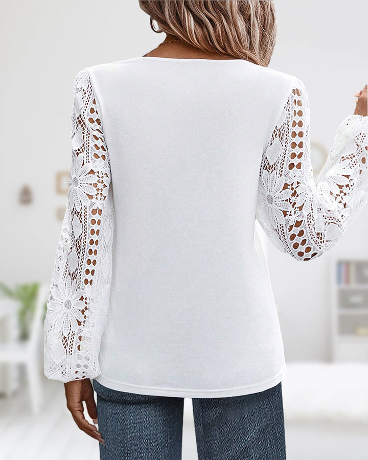 Echoarchiv | Bluse mit Spitze