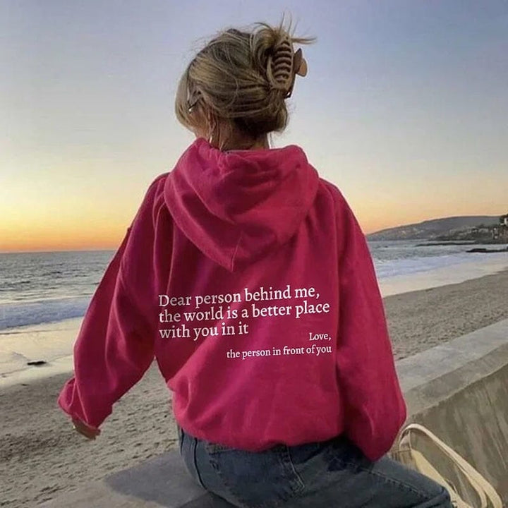Echoarchiv | "DEchoarchivr Person Behind Me" Hoodie