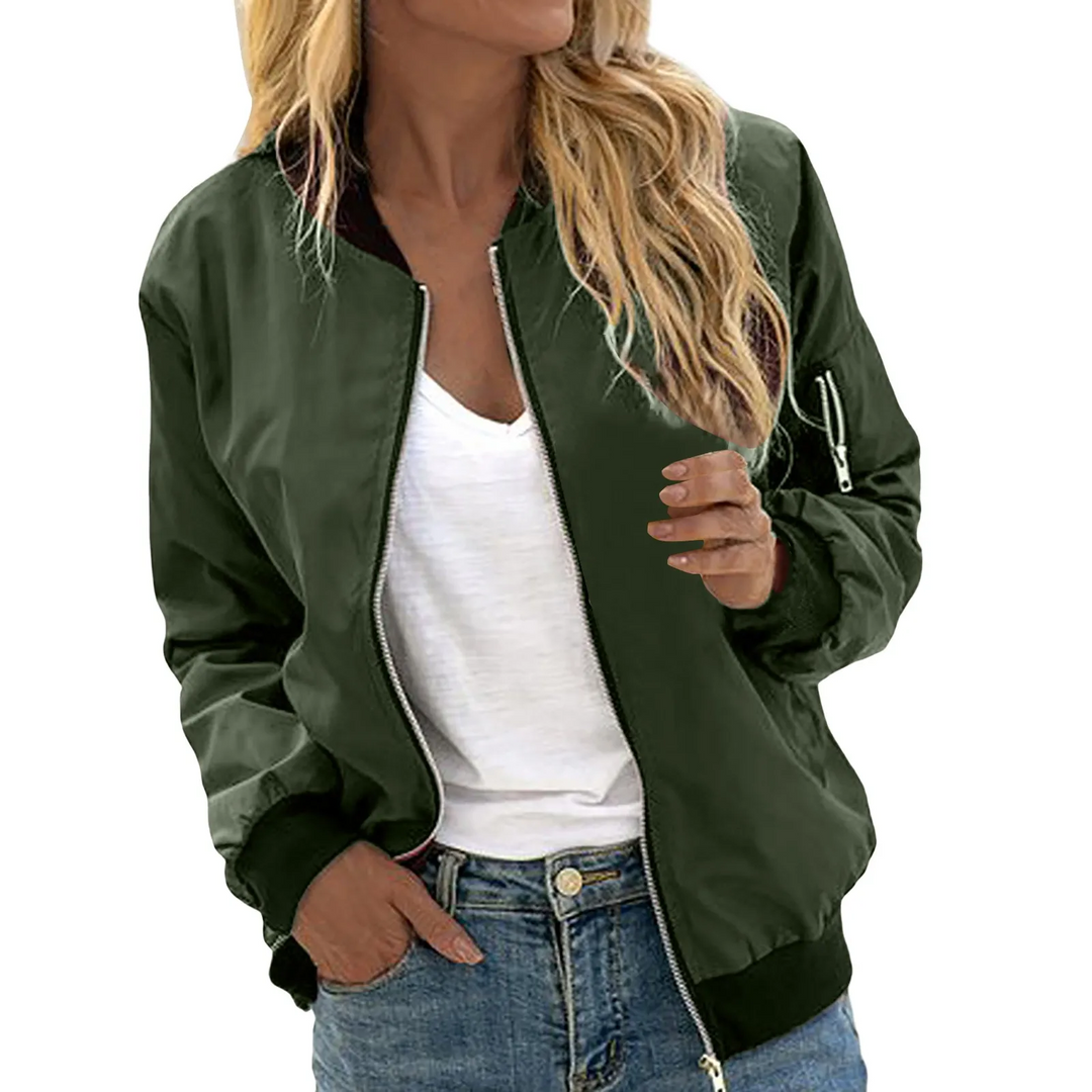 Echoarchiv | Klassisches Lässiges Bomberjacke Damen