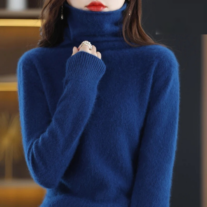 Echoarchiv | Pullover Damen Weicher Rollkragenpullover, Warm & Luxuriöses Design