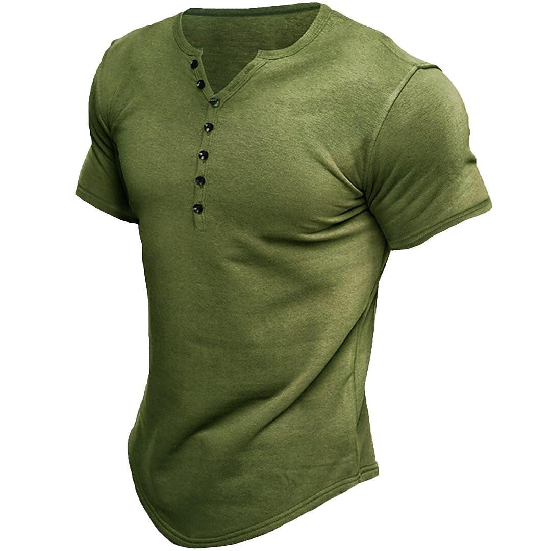 Echoarchiv | Kurzarm Henley Shirt