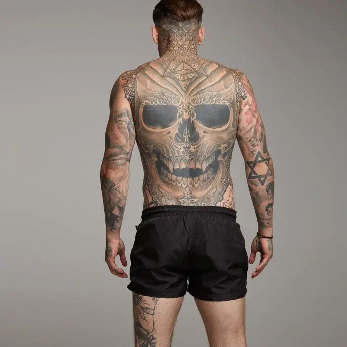 Herren Badeshorts Schwarz – Leicht & Für den Sommer – Marzano