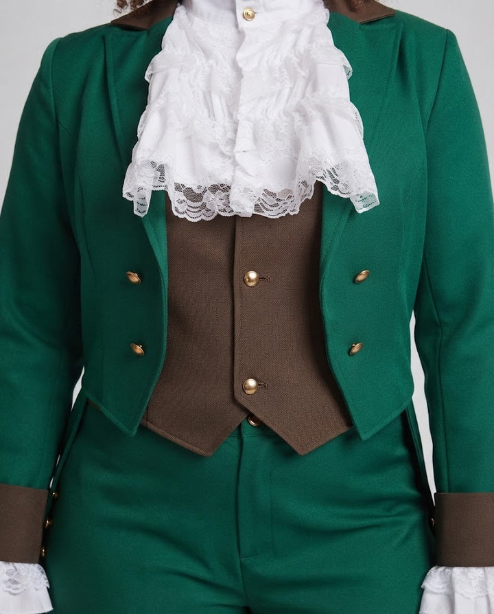 Damen Historische Rüschensbluse mit Elegant Stehkragen Echo Archiv
