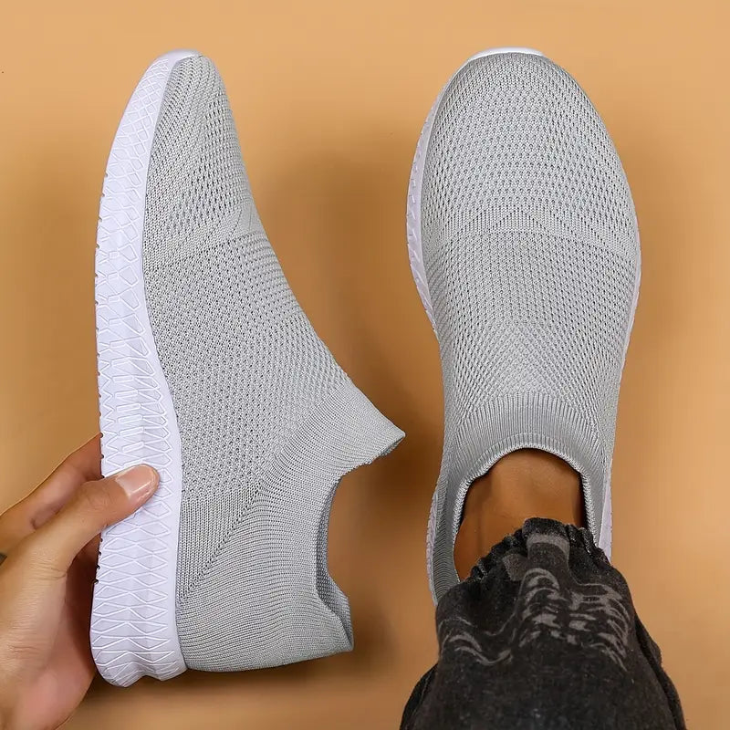 Herren Woven Knit Slip On Sock Schuhe – Tavélo