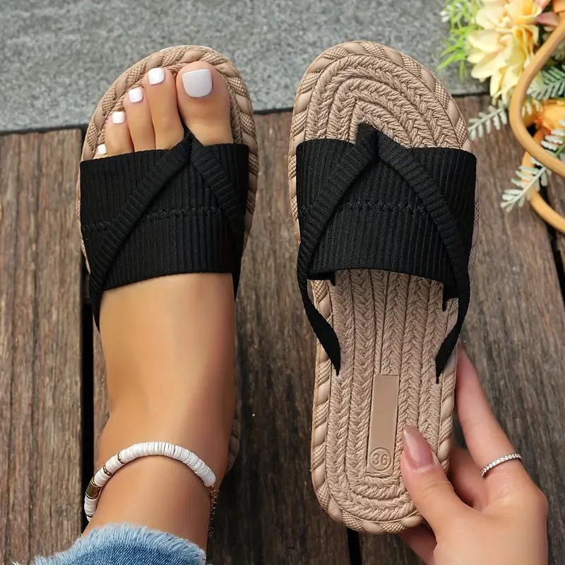 Echoarchiv | Damen Sommer Rutschen Sandalen