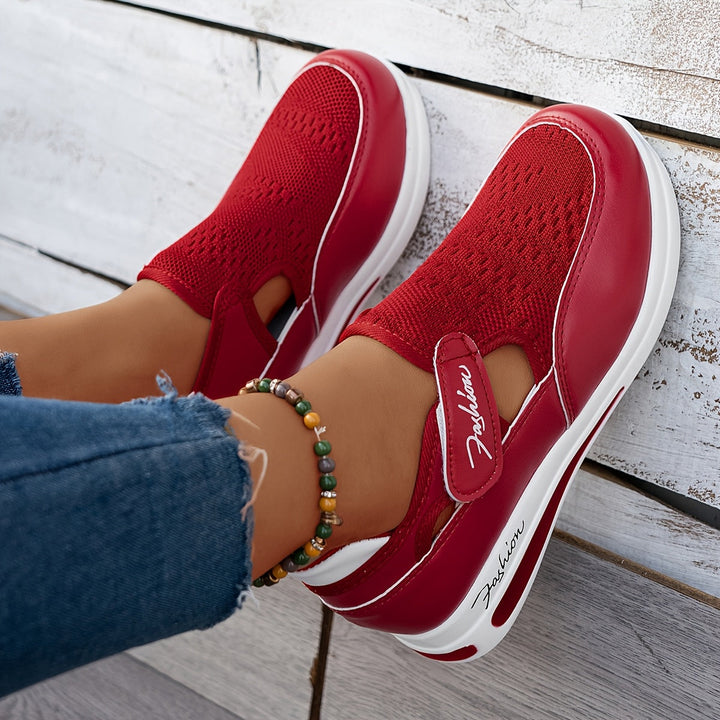 orthopädische Damen-Sneaker, atmungsaktiv und bequem. – Seravelle
