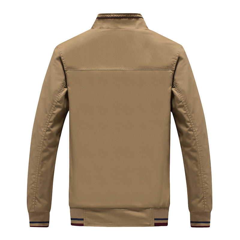 Herren modische Übergangsjacke mit Reißverschluss und praktischen Seitentaschen Echoarchiv