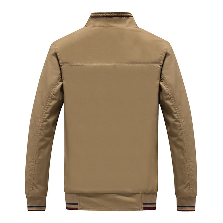 Herren modische Übergangsjacke mit Reißverschluss und praktischen Seitentaschen Echoarchiv