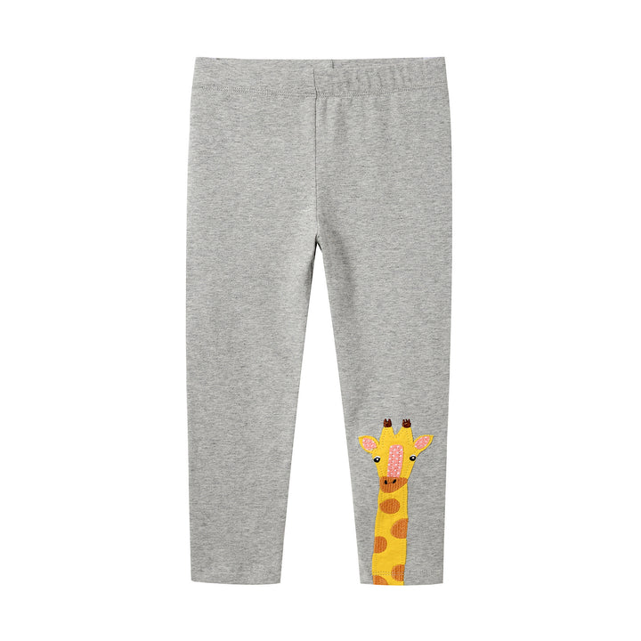 Mädchen Leggings mit niedlicher Giraffenapplikation Echo Archiv