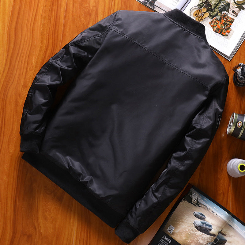 Herren stylische Bomberjacke mit reflektierenden Details Echoarchiv