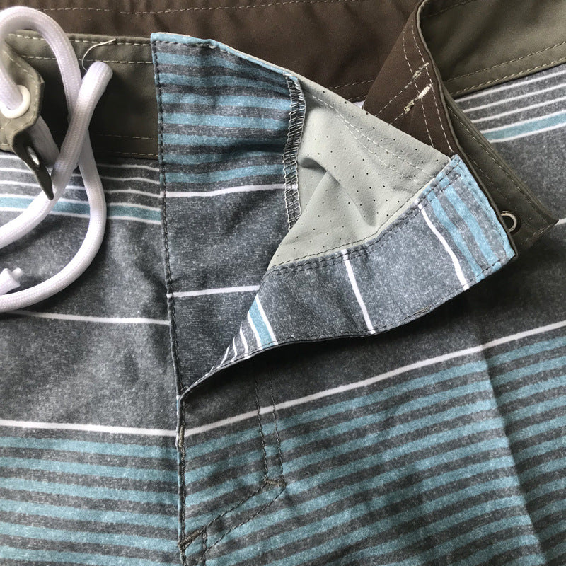 Herren Badeshorts mit innovativem Wasserabweisendem Material und verstellbarem Bund Echoarchiv