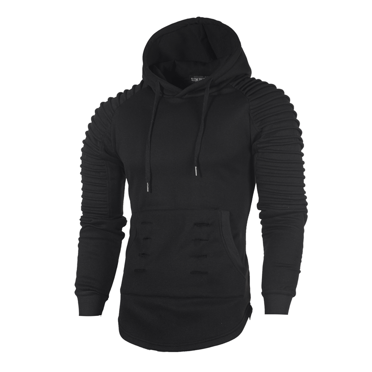 Herren Sportlicher Hoodie mit innovativem Rippendesign Echoarchiv