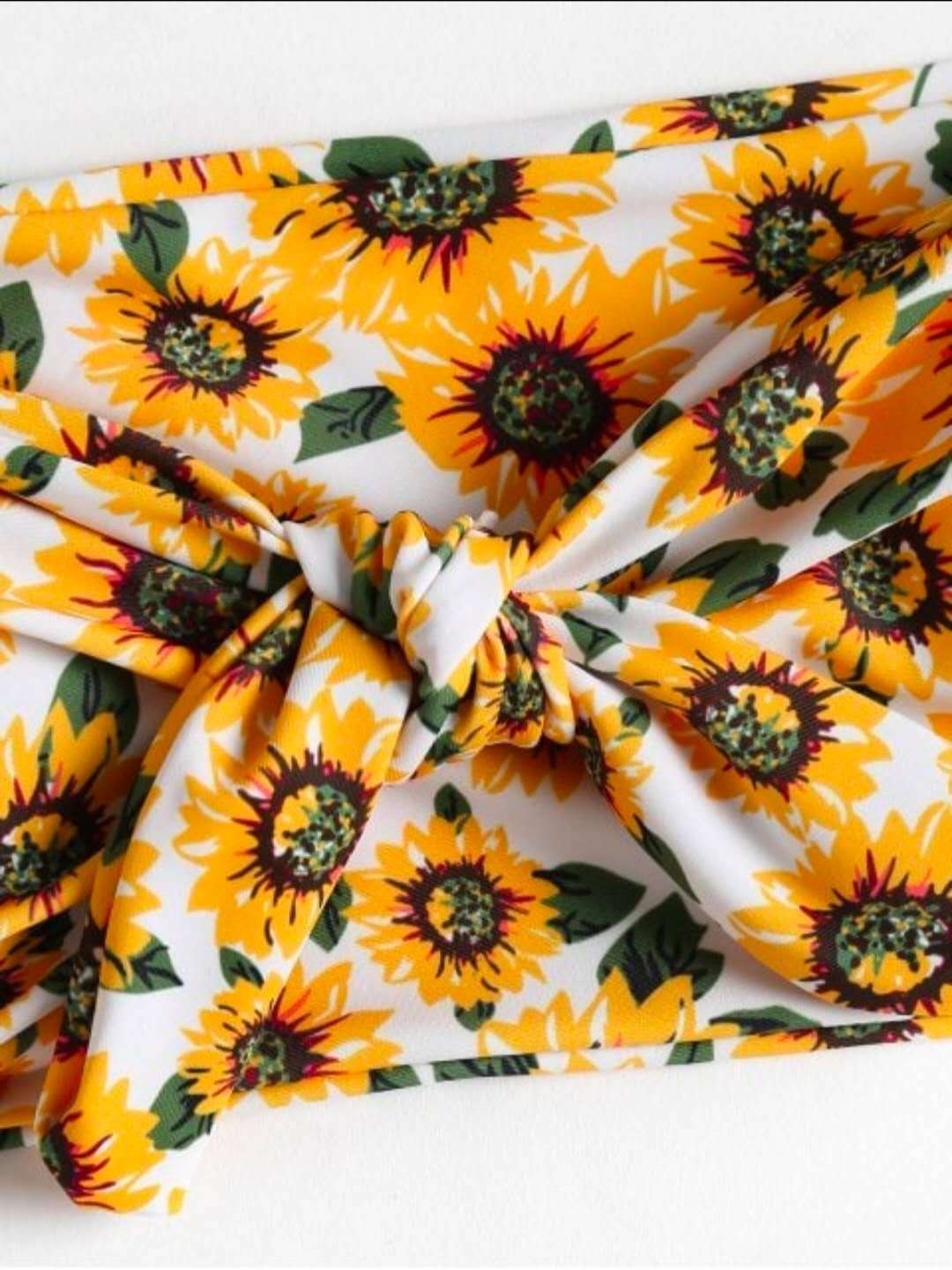 Damen Haarband mit verspieltem Sonnenblumenmuster Echo Archiv