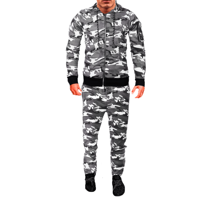 Herren Camouflage Trainingsanzug mit praktischem Nutzen und modischem Design Echoarchiv