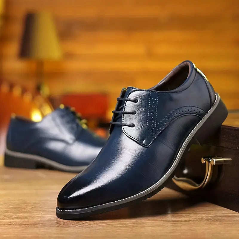 Business Style Anzugschuhe Herren Aus Kalbsleder – Tavélo