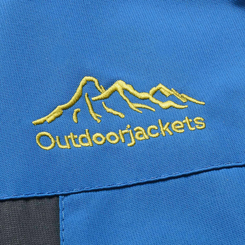 Herren dreilagige Softshell-Outdoorjacke mit abnehmbarer Kapuze und verschweißten Nähten Echoarchiv