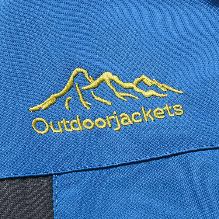 Herren dreilagige Softshell-Outdoorjacke mit abnehmbarer Kapuze und verschweißten Nähten Echoarchiv