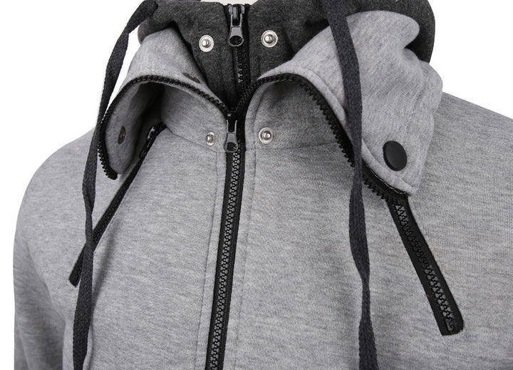 Herren Sportjacke mit abnehmbarer Kapuze und praktischen Taschen Echoarchiv