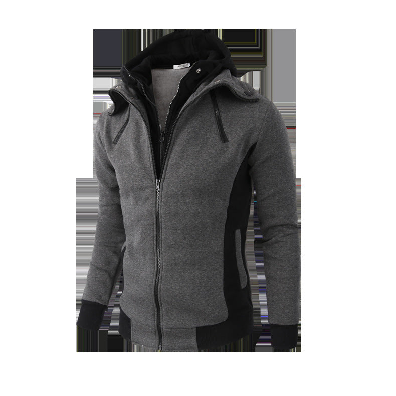 Herren Sportjacke mit abnehmbarer Kapuze und praktischen Taschen Echoarchiv