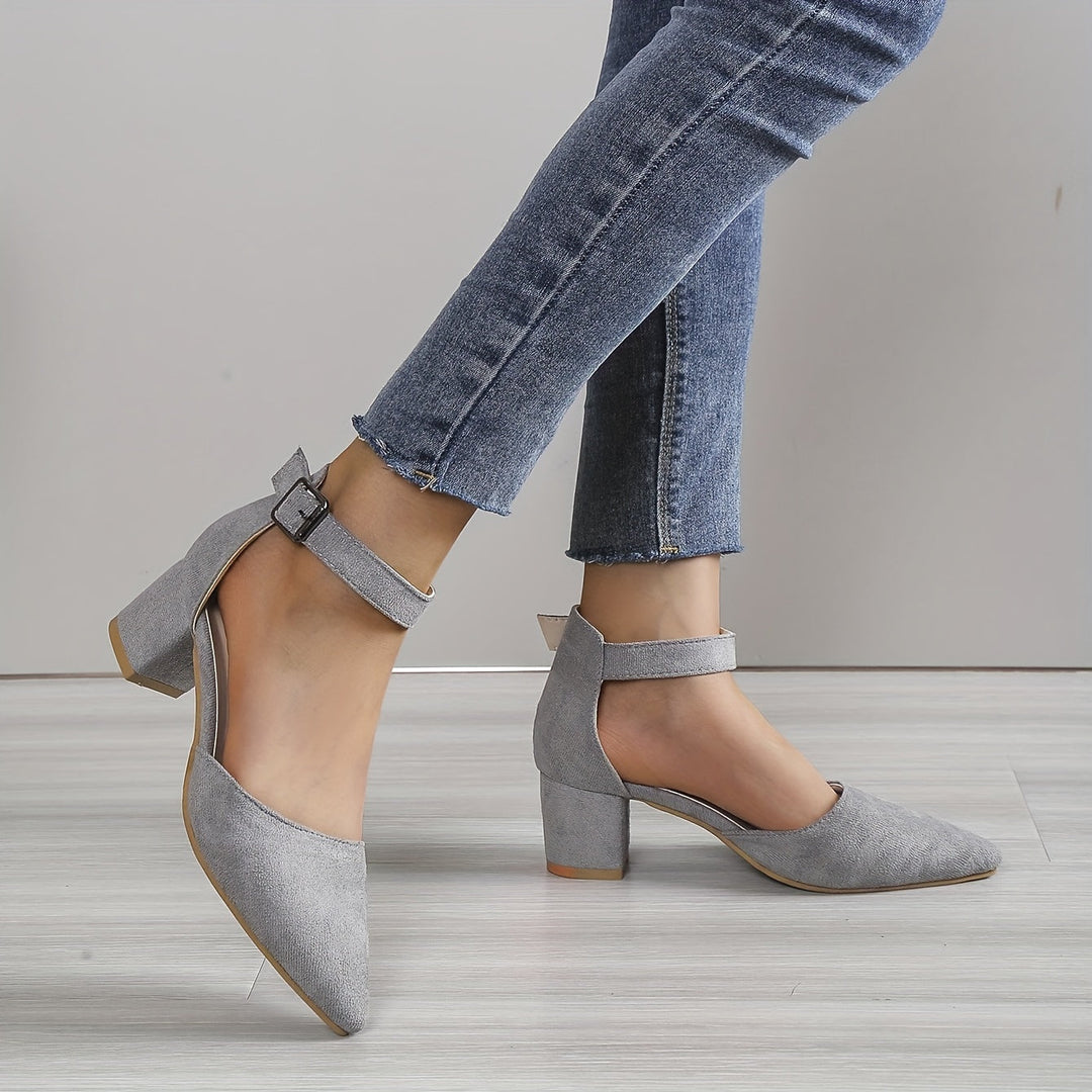 Echoarchiv | Damen Sandalen mit Blockabsatz Schnürung, mit Knöchelriemen, Elegant
