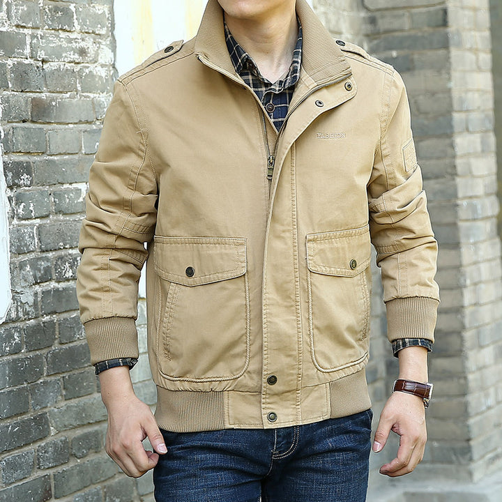 Herren Stylische Utility-Jacke mit praktischen Taschen Echoarchiv