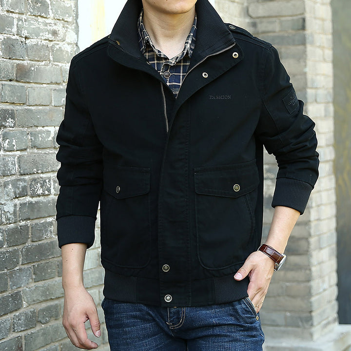 Herren Stylische Utility-Jacke mit praktischen Taschen Echoarchiv