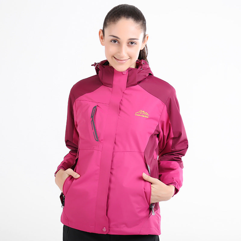 Herren Wasserdichte und atmungsaktive Outdoor-Softshell-Jacke mit Kapuze – Taviero