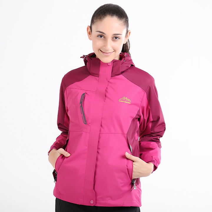 Herren Wasserdichte und atmungsaktive Outdoor-Softshell-Jacke mit Kapuze – Taviero